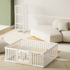 Baby Playpen – Indoor Child Safety Fence for Small Apartments &amp; Living Rooms-Playpen and Ball Pits