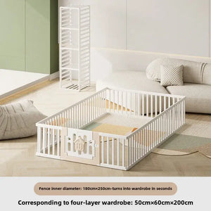 Baby Playpen – Indoor Child Safety Fence for Small Apartments &amp; Living Rooms-Playpen and Ball Pits