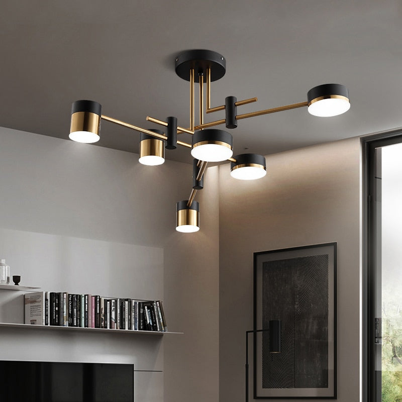 Balance: Sputnik Chandelier – Elegant Lighting Fixture-Ceiling Chandelier