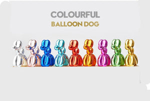 Balloon Dog Statue: Vibrant Ornament for Festive Decor-Supreme Sculptures