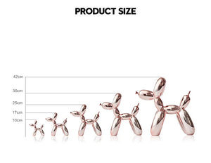 Balloon Dog Statue: Vibrant Ornament for Festive Decor-Supreme Sculptures
