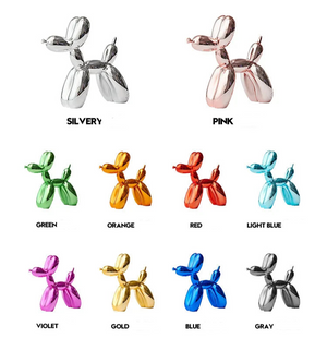 Balloon Dog Statue: Vibrant Ornament for Festive Decor-Supreme Sculptures