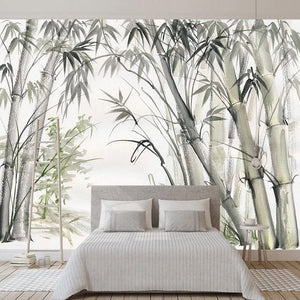 Bamboo Bars Plants Trees Wallpaper for Home Wall Decor-Trees Wallpaper