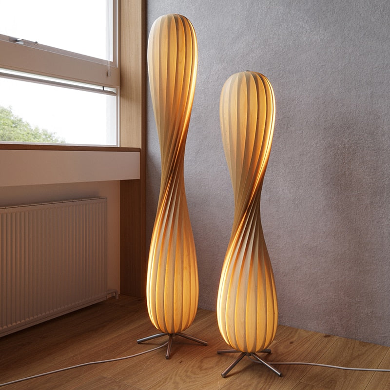 Bamboo Floor Lamp - Illuminate Your Space-Floor Lamp