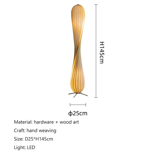 Bamboo Floor Lamp - Illuminate Your Space-Floor Lamp