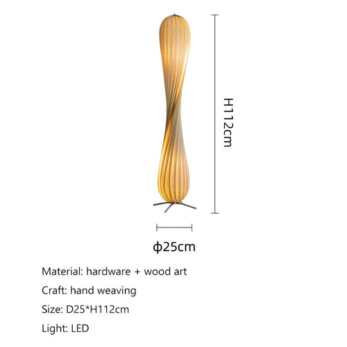 Bamboo Floor Lamp - Illuminate Your Space-Floor Lamp