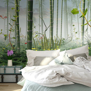 Bamboo Trees Wallpaper Mural - Stunning Nature Decor-Trees Wallpaper