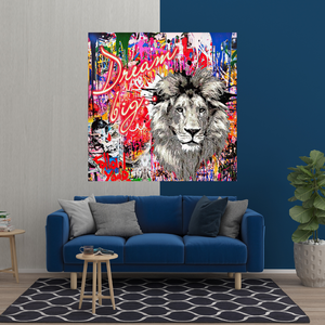 Banksy Dream Big Canvas Wall Art - Eye-catching Masterpiece-Banksy Wall Poster