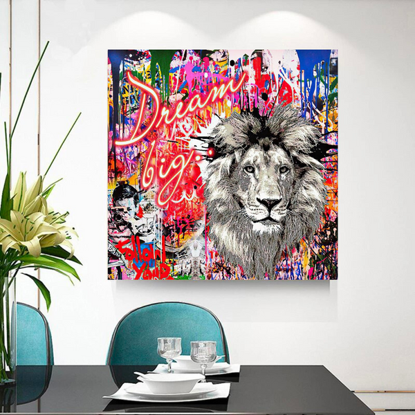 Banksy Dream Big Canvas Wall Art - Eye-catching Masterpiece-Banksy Wall Poster