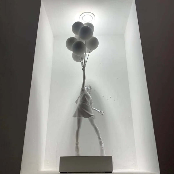 Banksy Flying Balloons Girl Figure-Statue & Ornaments
