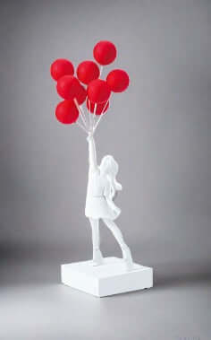 Banksy Flying Balloons Girl Figure-Statue & Ornaments