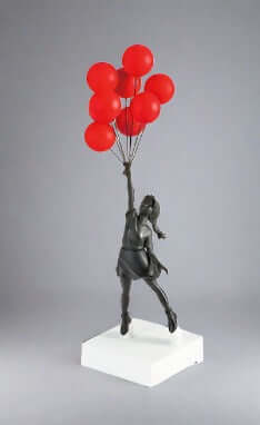 Banksy Flying Balloons Girl Figure-Statue & Ornaments