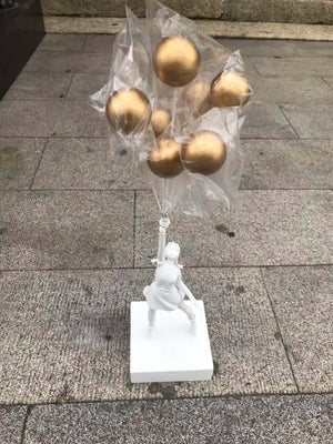 Banksy Flying Balloons Girl Figure-Statue & Ornaments