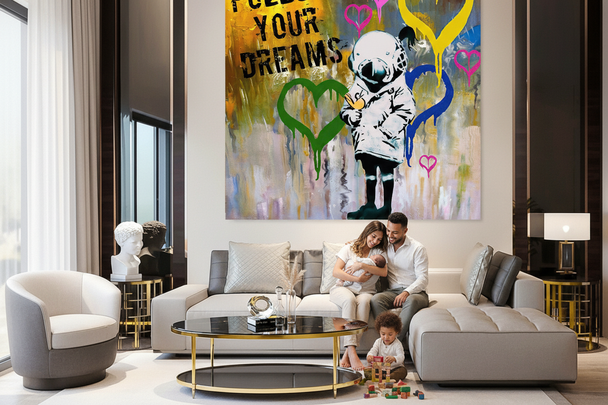 Suivez vos rêves, 2010 par Banksy - 24 X 36 pouces (Art Print Suivez vos rêves, 2010 par Banksy - 24 X 36 pouces (Art Print