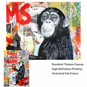 Banksy Follow Your Dreams Wall Art - Authentic Work-Banksy Wall Poster