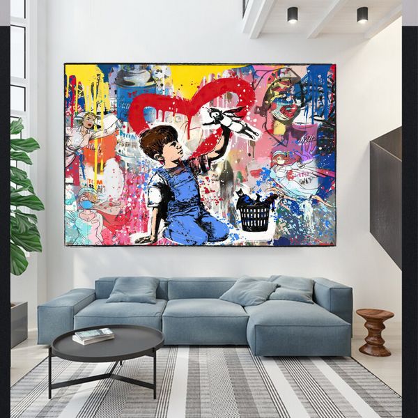 Banksy Life is Beautiful - Authentic Artwork Tribute-Banksy Wall Poster