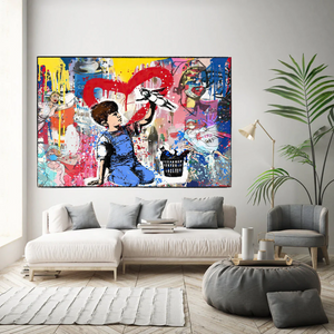 Banksy Life is Beautiful - Authentic Artwork Tribute-Banksy Wall Poster