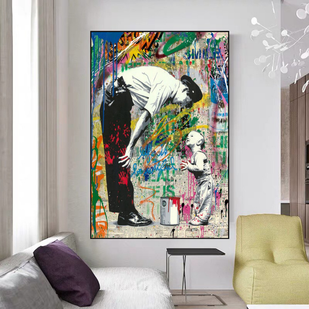 Banksy Life is Beautiful: Captivating Art Society's Beauty-Banksy Wall Poster