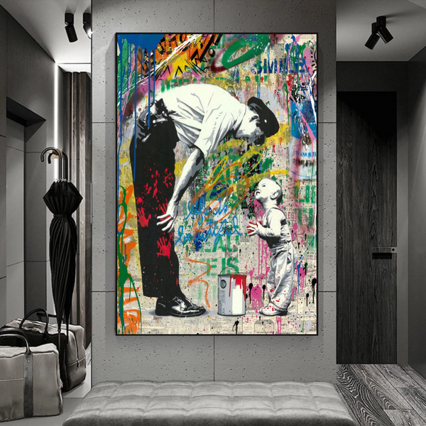 Banksy Life is Beautiful: Captivating Art Society's Beauty-Banksy Wall Poster