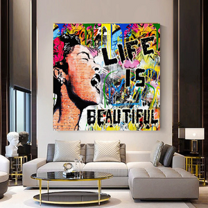 Banksy Life is Beautiful: Celebrate Art's Intrigue-Banksy Wall Poster