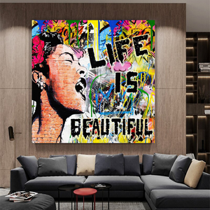 Banksy Life is Beautiful: Celebrate Art's Intrigue-Banksy Wall Poster