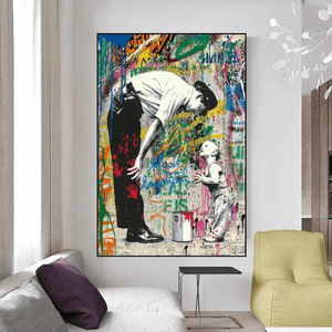 Banksy Life is Beautiful Poster - Powerful Art Statement-Banksy Wall Poster