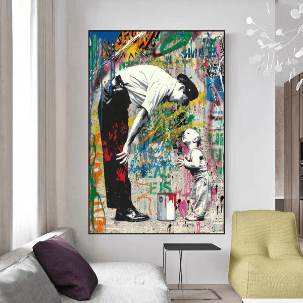 Banksy Life is Beautiful Poster - Powerful Art Statement-Banksy Wall Poster