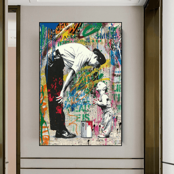 Banksy Life is Beautiful Poster - Powerful Art Statement-Banksy Wall Poster