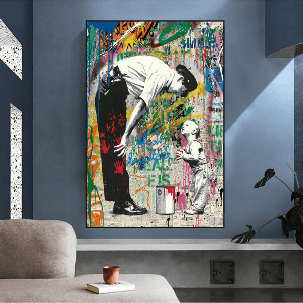 Banksy Life is Beautiful Poster - Powerful Art Statement-Banksy Wall Poster