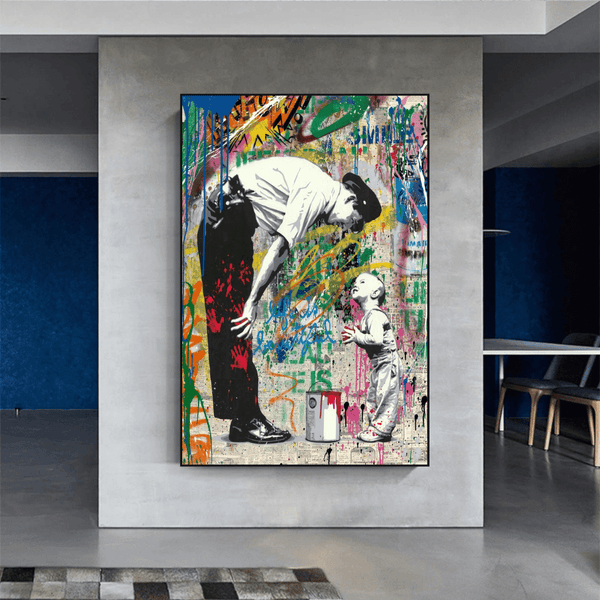 Banksy Life is Beautiful Poster - Powerful Art Statement-Banksy Wall Poster