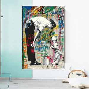 Banksy Life is Beautiful Poster - Powerful Art Statement-Banksy Wall Poster