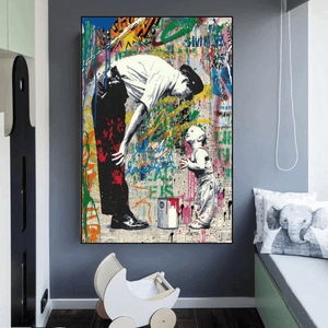 Banksy Life is Beautiful Poster - Powerful Art Statement-Banksy Wall Poster