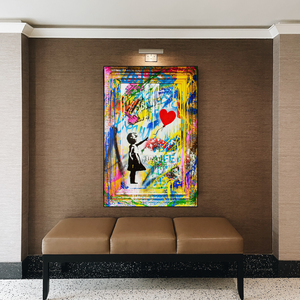 Banksy Life is Beautiful Poster: Unique Wall Art for Impact-Banksy Wall Poster