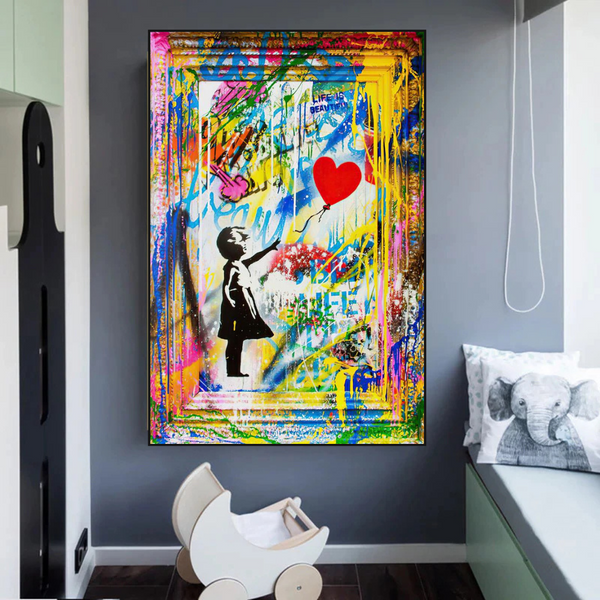 Banksy Life is Beautiful Poster: Unique Wall Art for Impact-Banksy Wall Poster