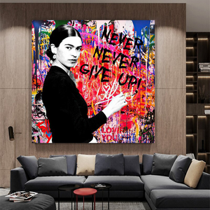 Banksy Never Give Up Wall Art: Unparalleled Expression-Banksy Wall Poster