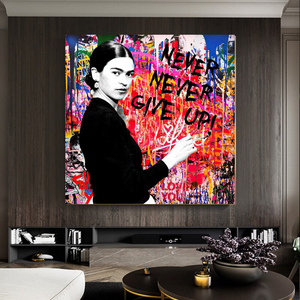 Banksy Never Give Up Wall Art: Unparalleled Expression-Banksy Wall Poster