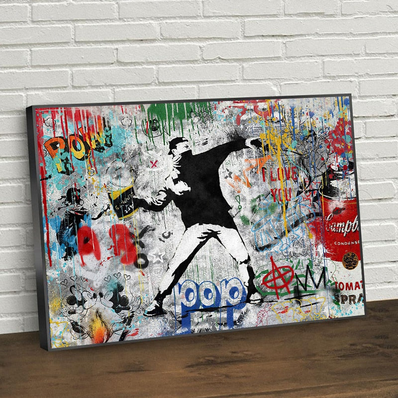 Banksy Street Art - Premium Collection-Banksy Wall Poster