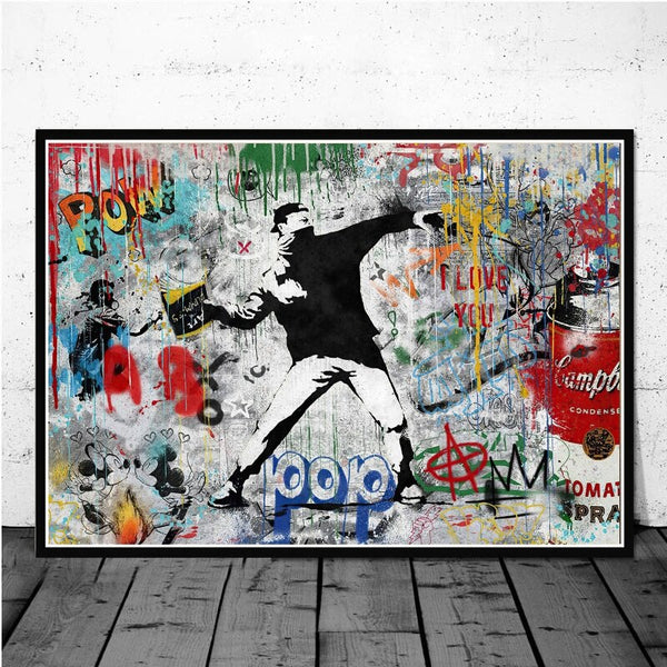 Banksy Street Art - Premium Collection-Banksy Wall Poster