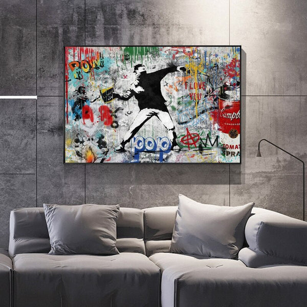 Banksy Street Art - Premium Collection-Banksy Wall Poster