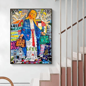 Banksy Virgin Mary Art: Unique, Captivating Masterpiece-Banksy Wall Poster