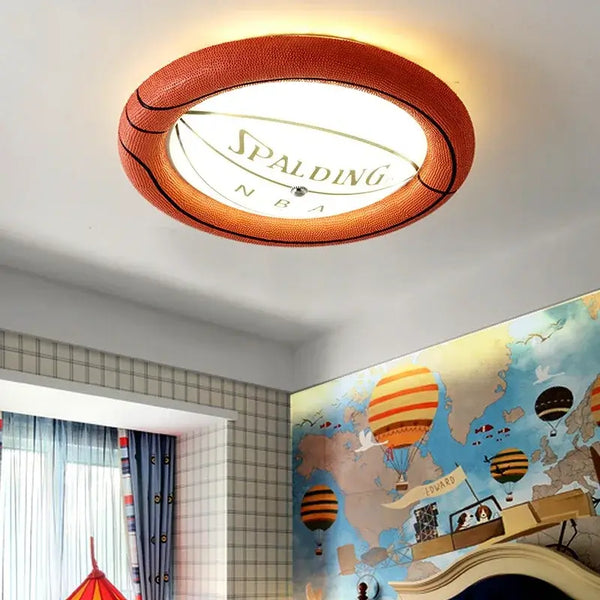 Basketball Spalding NBA Kids Room Ceiling Light-Kids Room Nursery Lighting