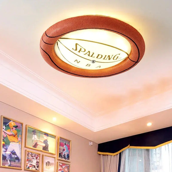 Basketball Spalding NBA Kids Room Ceiling Light-Kids Room Nursery Lighting