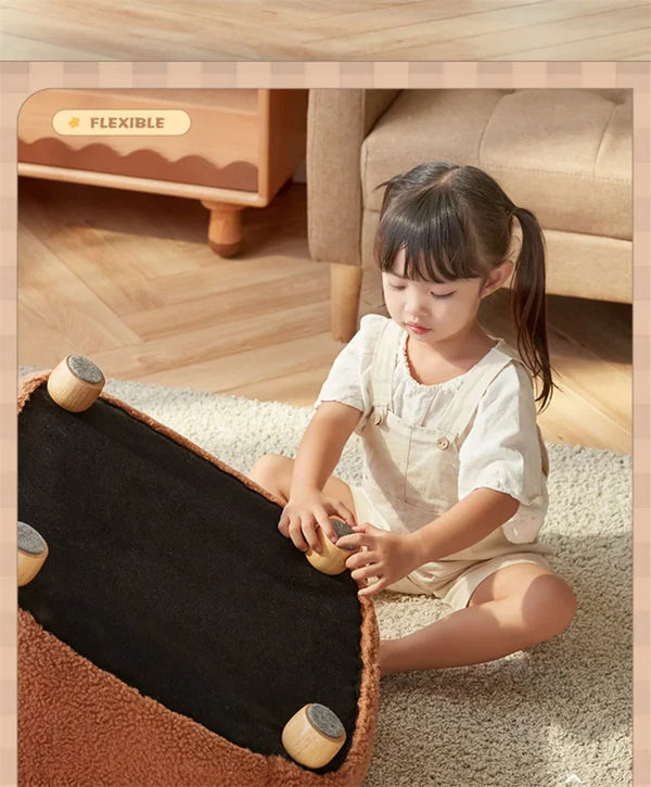 Bear Armchair for Kids – Soft One-Seater Animal Chair for Nursery &amp; Playroom-Kids Sofas