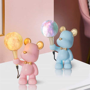 Bear Bedside Lamp for Kids Room-Kids Room Nursery Lighting