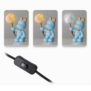 Bear Bedside Lamp for Kids Room-Kids Room Nursery Lighting