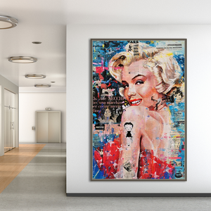 Betty Boop Marilyn Poster - Iconic Star Tribute for Fans and Collectors-Wall Posters
