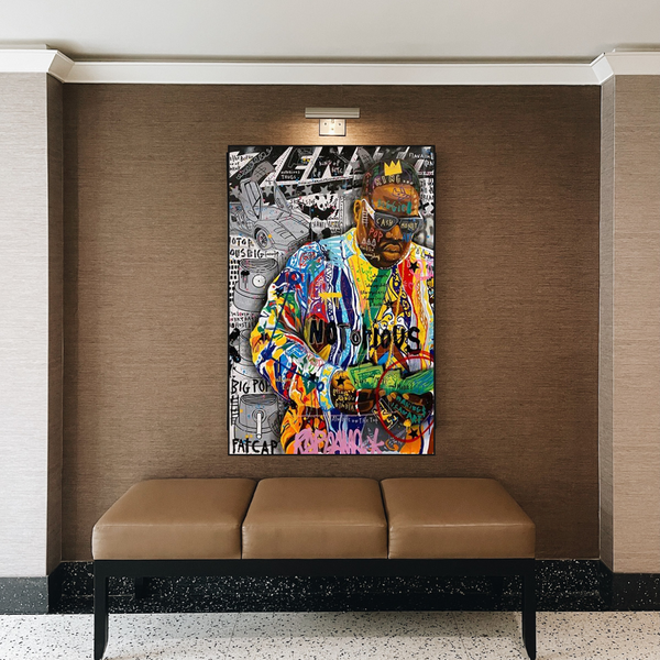 Biggie Smalls Iconic Singer Canvas Wall Art-Wall Posters