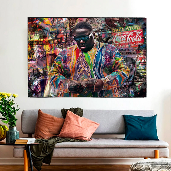 Biggie Smalls Poster: Iconic Art for Rap Fans-Wall Posters