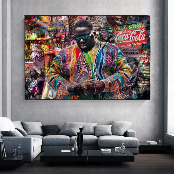 Biggie Smalls Poster: Iconic Art for Rap Fans-Wall Posters