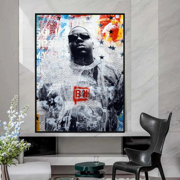 Biggie Smalls Rapper Canvas Wall Art - Official Merchandise-Wall Posters